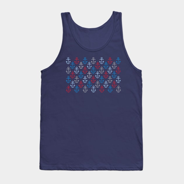 Anchor pattern Tank Top by CKline